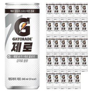 롯데 게토레이 제로 240ml x 30캔