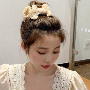 데일리 포인트핀 헤어스타일 예쁜 헤어끈 당고머