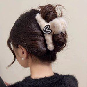 집게핀 여자머리핀 헤어스타일 겨울 머리집게 하