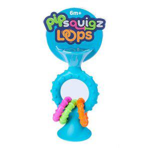 스퀴즈 핍스 퀴즈 룹스 베이비 치아발육기 딸랑이 블루