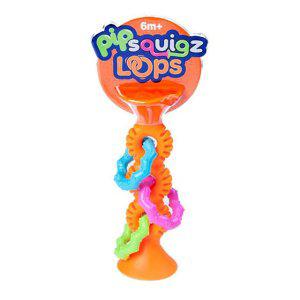스퀴즈 핍스 퀴즈 룹스 베이비 치아발육기 딸랑이 오렌지
