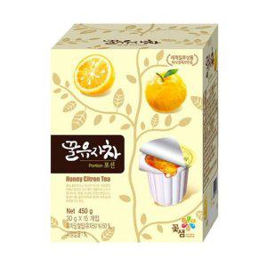 꽃샘 꿀유자차 포션(15입)