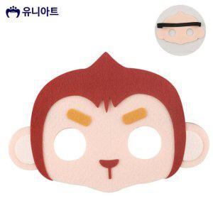 가면 소품 원숭이 펠트 마스크 아동 놀이용