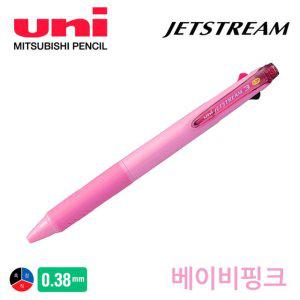 제트스트림 볼펜 베이비핑크 0.38mm 3색