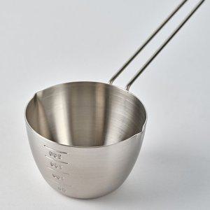 계량용 스테인리스 컵 손잡이형 200ml 조리 계량컵 요리 용량 측정컵 업소용 계량도구