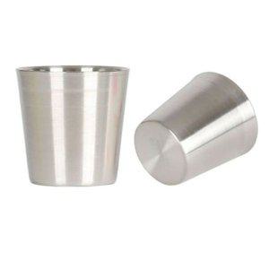 스텐레스 물컵 업소용 200ml 무광 이중컵 음료잔 텀블러 보온컵