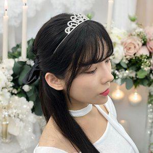B 티아라 정품 저렴한 세일 웨딩 왕관머리띠