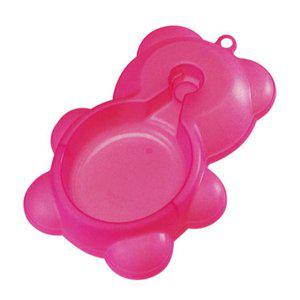 핑크 반자동 급수기 애완용