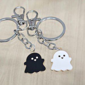 키링 차키 커플 유령 메탈 지갑 우정 가방 키
