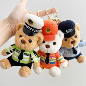 곰돌이 키링 제복입은 차 인형 가방 인기 베스