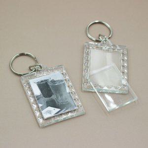 아크릴 증사홀더 디자인 레이스 액자 열쇠고리