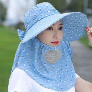 여성용 자외선 차단 농사모자 여름 모자 농촌 용 농업용