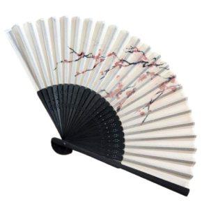 부채 화이트 나무 인기 대 일본직 여름 접이식