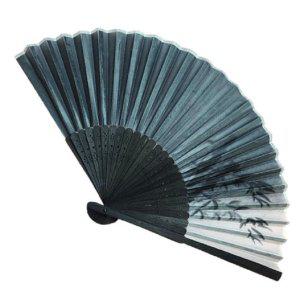 인기 블랙 손부채 선물 일본직 부채 접이식 시