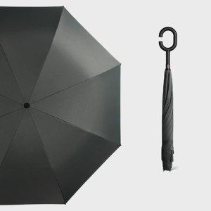 장마철 핸즈프리 장우산 학생용 접이식 여름필수