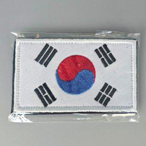 대한민국 태극기 모자 찍찍이 패션소품 와펜 옷