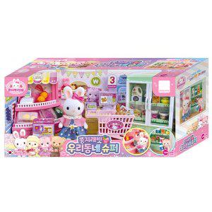 원앤원 마트놀이 콩지래빗 우리동네 슈퍼 쇼핑 마켓 놀이 장난감