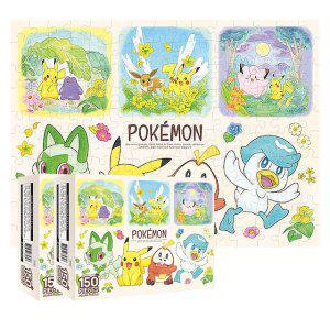 포켓몬 직소 퍼즐 150pcs 원씬아트 2P 그림 맞추기