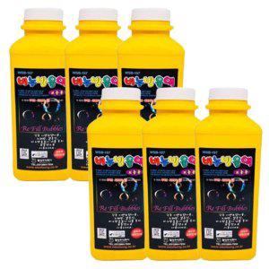 비누방울 리필액 500ml 6P 버블 장난감 오감놀이