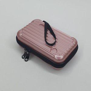 로즈골드 파우치 캐리어파우치 여행용 미니 하드
