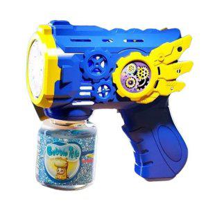 어린이 엔젤 LED 전동 버블건 1P 자동 비눗방울 놀이