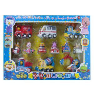 영진 자동차장난감 뽀로로 종합 미니카세트