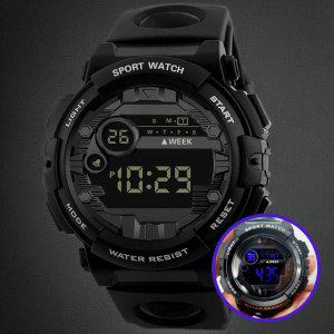 야광 베스트 방수 가벼운 손목 군인 여자시계