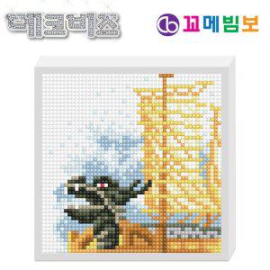 150 데코비즈 A02 보석십자수 거북선 꼬메빔보