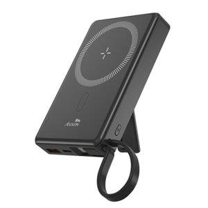 보조배터리 맥세이프 10000mAh 고속보조배터리 22.5W 고속 무선 충전 블랙