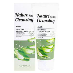 신선한 알로에 세안 후에 편안한 피부 폼클렌징 150ml