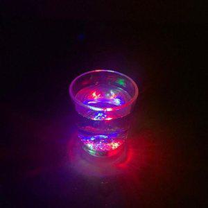LED 불빛 소주잔 술잔 컵잔 (홈 들어오는 불나컵 특이한 예쁜 이쁜 술컵 생일 파티