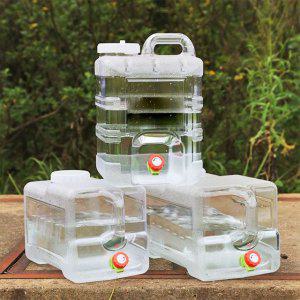 투명 20리터 캠핑물통 벨브