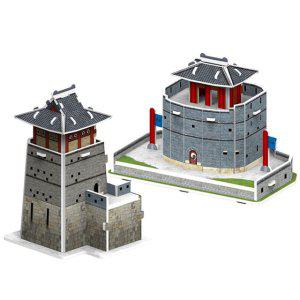 페이퍼락 퍼즐 (3D입체퍼즐) 서북공심돈과 동북공심돈 (WA118) 입체 퍼즐놀이 완구