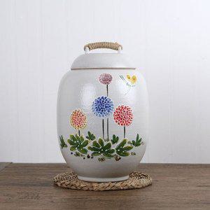 쌀항아리 잡곡통 잡곡보관 소금항아리쌀독 10kg 쌀통
