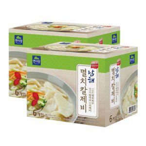 면사랑 남해 멸치칼제비 180g x 6입 x 2
