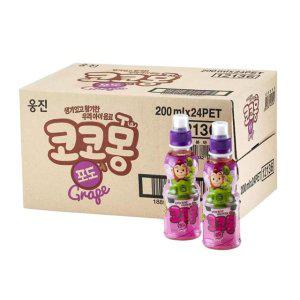 웅진 코코몽 키즈음료 포도맛 200ml x 24 x 2