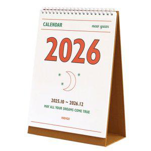 인디고 캘린더 2026 루나 레트로 음력 절기 탁상 달력 (데스크캘린더)