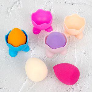 받침대 쿠션 거치대 똥 실리콘 퍼프