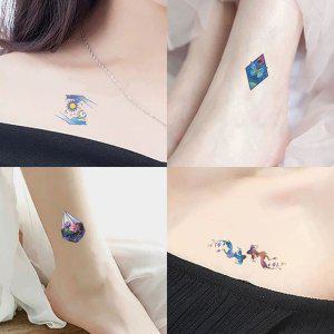 오래가는 워터파크 세트 붙이는 EJ스타일 패션 타투 30종 종 헤나