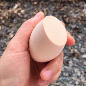 조롱박 메이크업 쿠션 똥 퍼프 파운데이션 물방