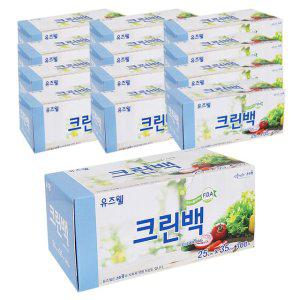 BOX 크린랩 유즈웰 크린백 25x35 300매 12개입