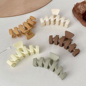 빅사이즈 악세사리 핀 집게삔 꽈배기 헤어 반묶