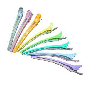 8pcs 그레이거 헤어클립 무지개