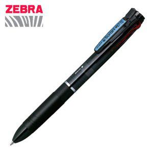 4색 블랙 제브라 스라리 흑청적녹 볼펜 0.7mm B4A11