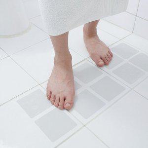 10개세트 논슬립패드 안전스티커 욕조안전논슬립 사각 욕실용