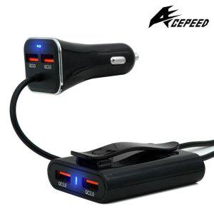 4구 차량충전기 QC3.0시거잭 4구멀티충전기 QC3.0 시거잭