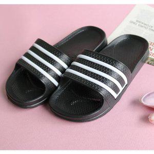 국내산 삼선 슬리퍼 블랙 1P 실내화 사무실 학교 신발