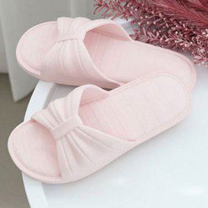 러블리 파스텔 리본 실내화 핑크 1P 거실 쿠션 신발