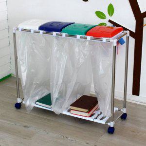 분리수거함 환경수거함 다단계정리함 수거함 4단 4단분리수거함