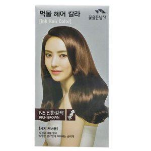 먹물헤어칼라 꽃을든남자 N5 진한갈색